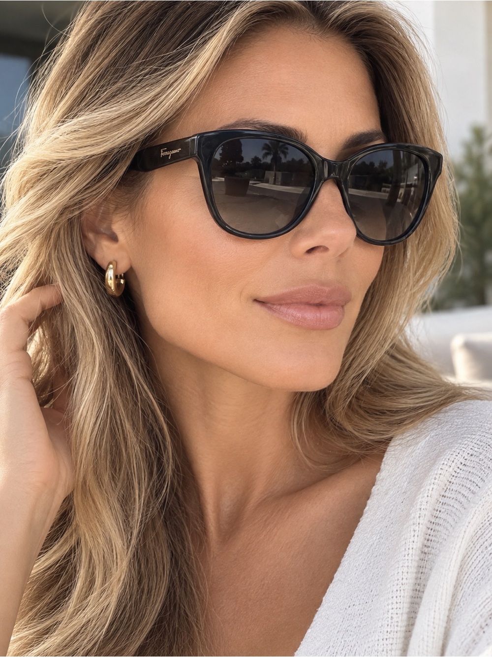 Salvatore Ferragamo NWT Sunglasses Cat-eye